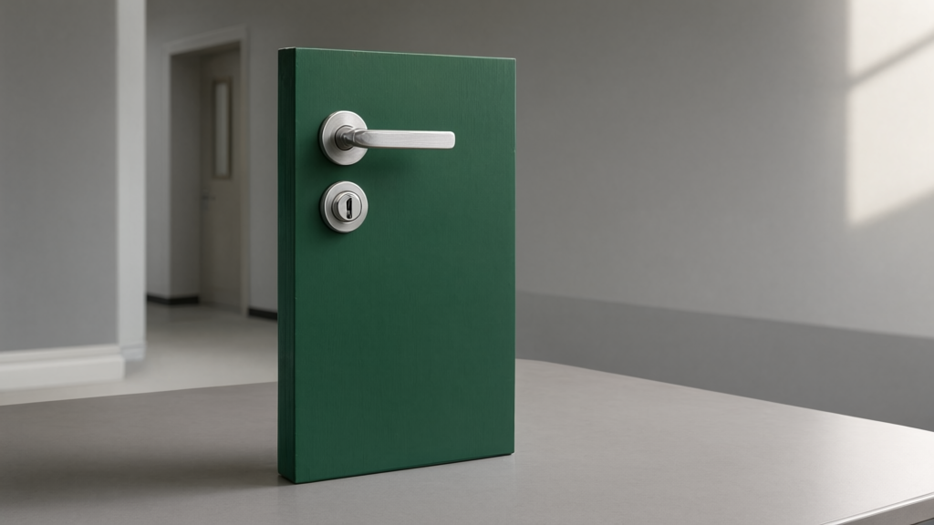 Editorial illustration of Michigan House Bill 4024 does not restrict who can use single-occupancy restrooms. The bill allows schools to let any student use private, lockable facilities regardless of their b for Does Mich